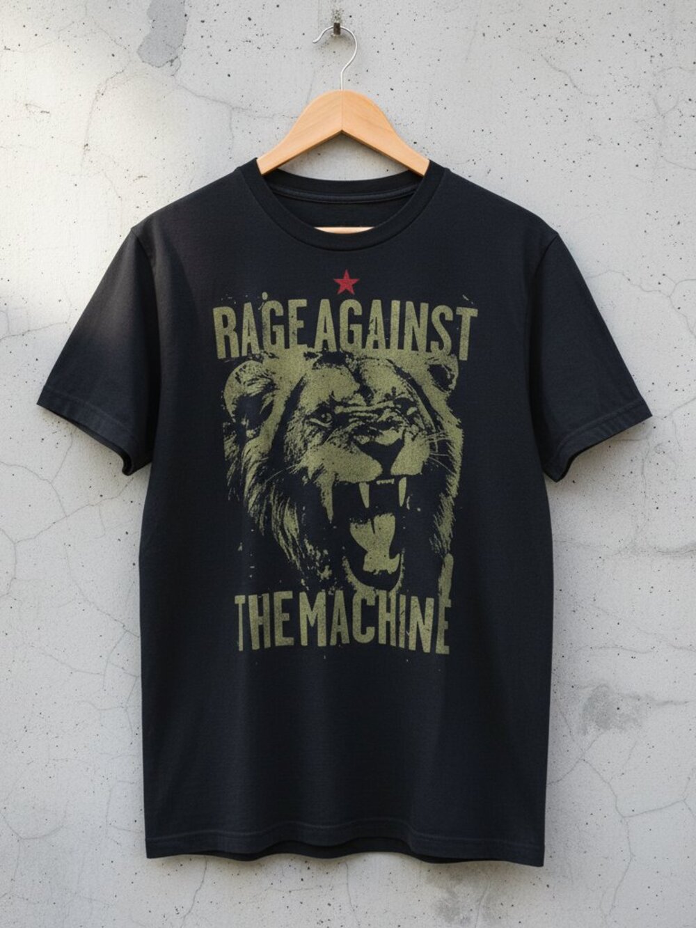 Rage Against The Machine Lion Roar Retro Graphic Tee